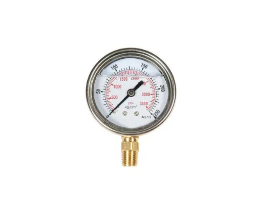 Pressure Gauge Glycerin Filled